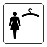 Dressing Room Women SVG Icon